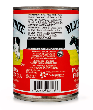 Black&White Evaporated Milk